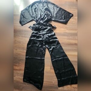 Black Satin victoria secret pj's